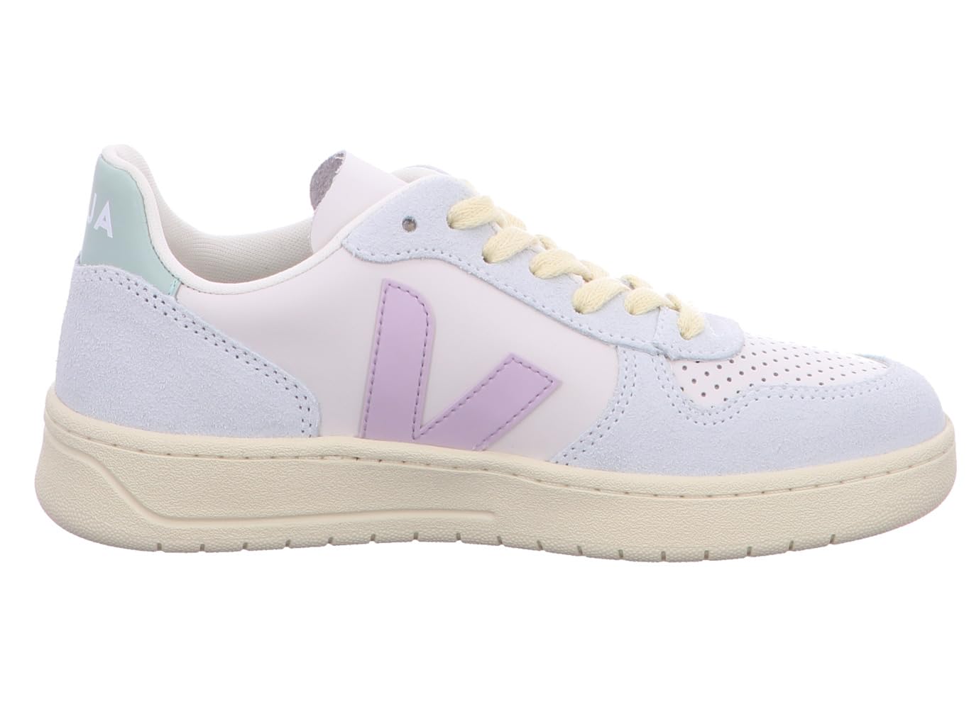 Foto 5 pulgar | Zapatilla Veja V-10 Para Mujer Gravel/parme/menthol, Talla 8 - Venta Internacional.
