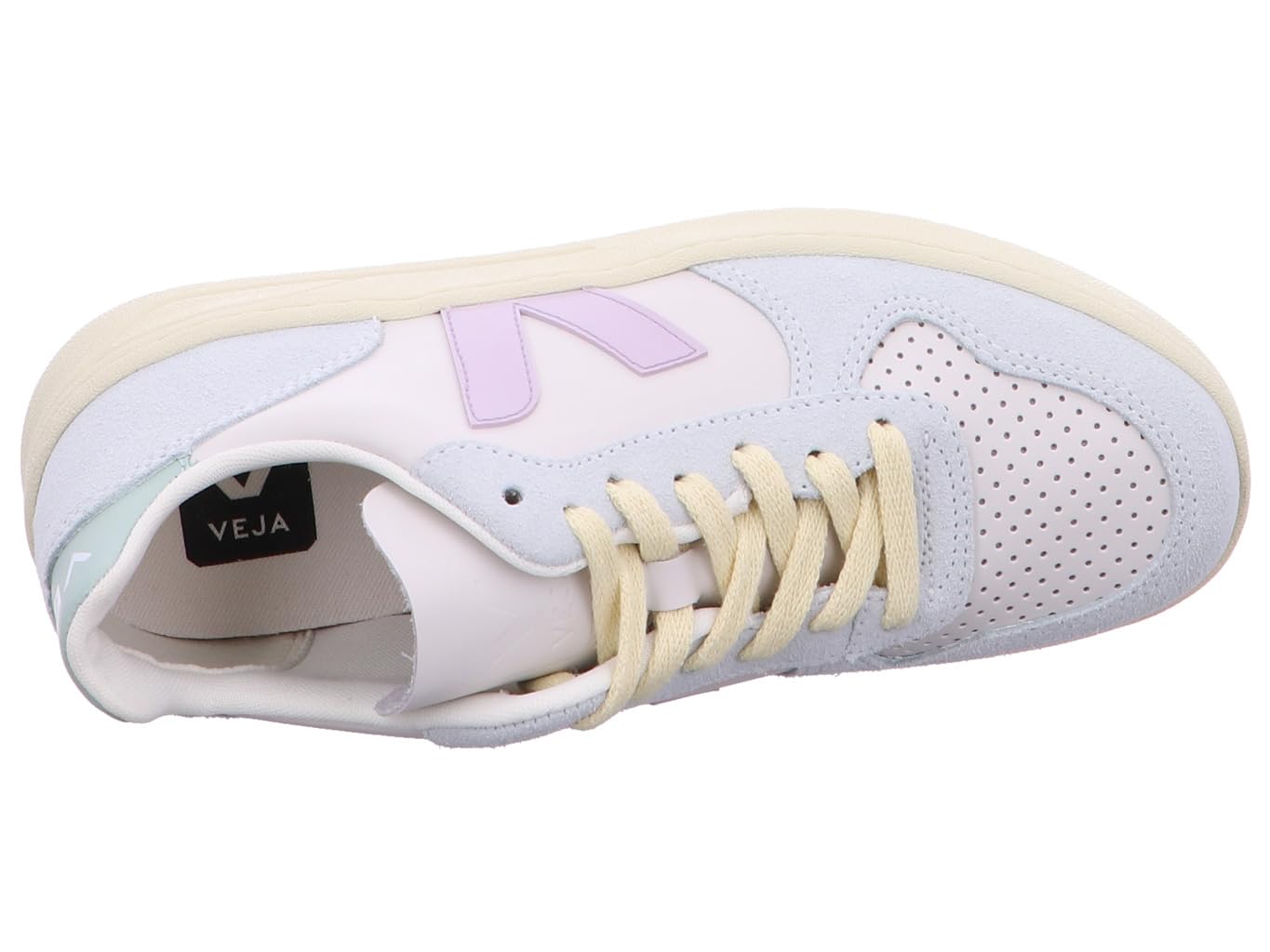 Foto 8 pulgar | Zapatilla Veja V-10 Para Mujer Gravel/parme/menthol, Talla 8 - Venta Internacional.
