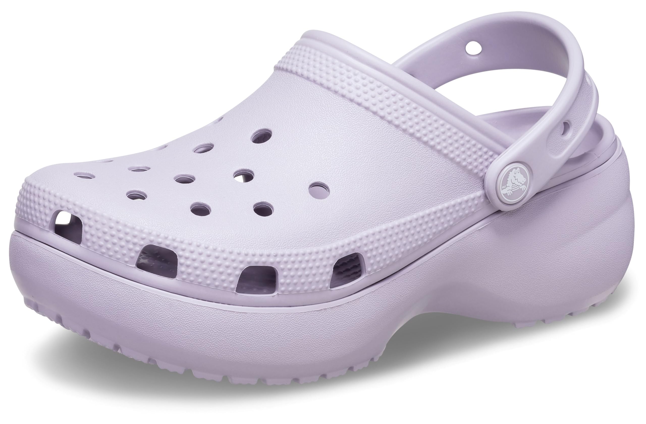 Foto 2 pulgar | Clog Crocs Classic Platform Mauve Mist Para Mujer, Talla 10 - Venta Internacional.