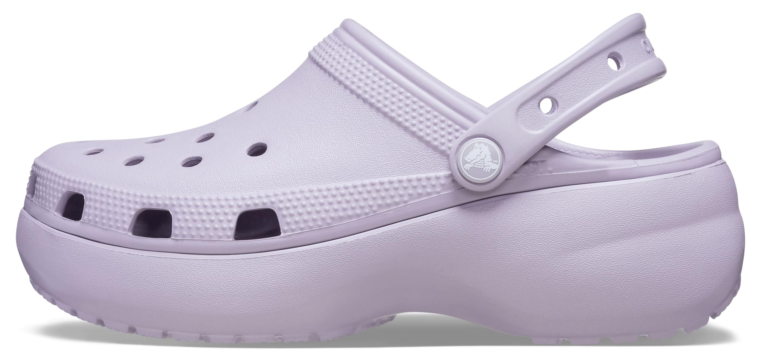 Foto 7 pulgar | Clog Crocs Classic Platform Mauve Mist Para Mujer, Talla 10 - Venta Internacional.