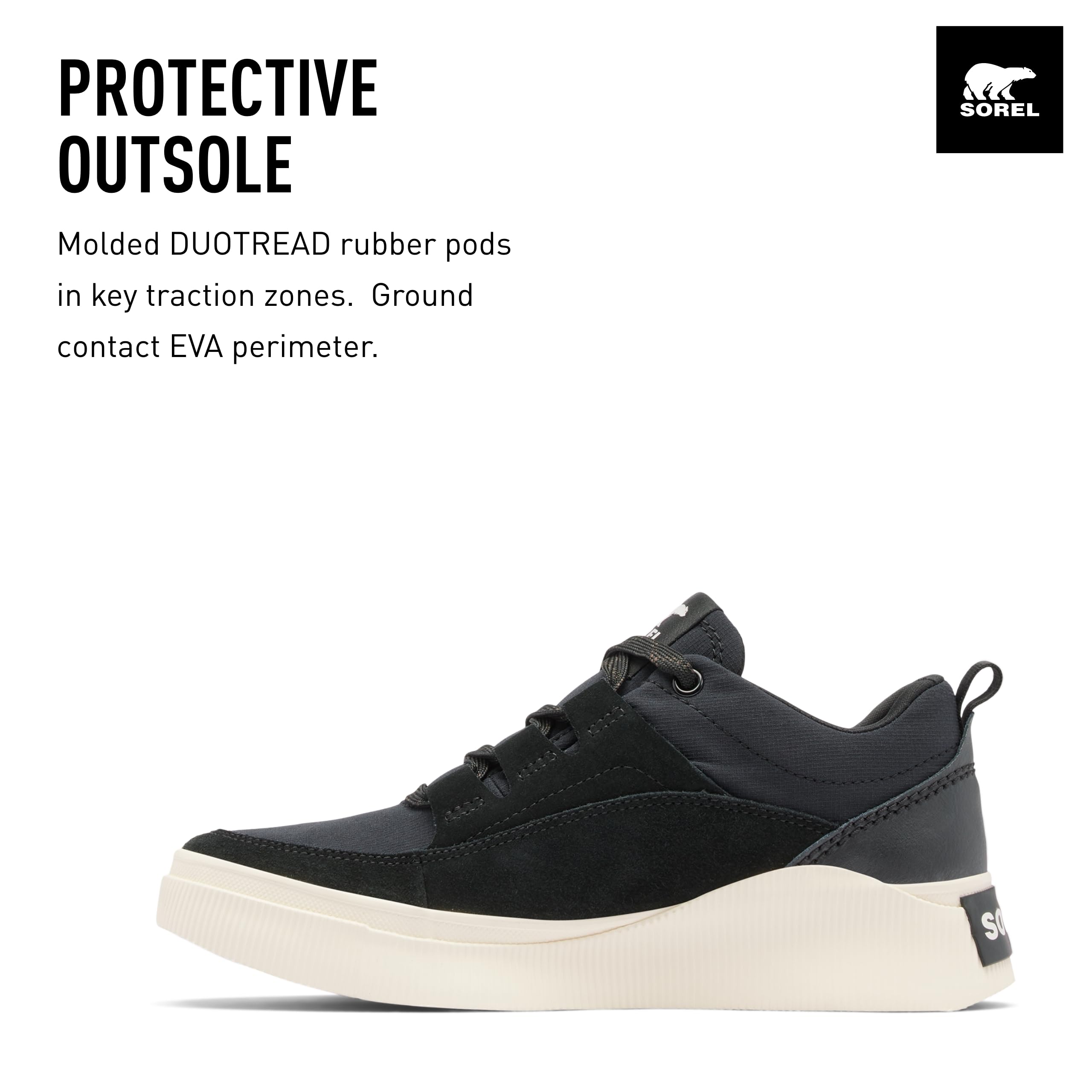 Foto 4 pulgar | Sneaker Sorel Out N About Lv Low Waterproof Para Mujer, Color Negro - Venta Internacional.