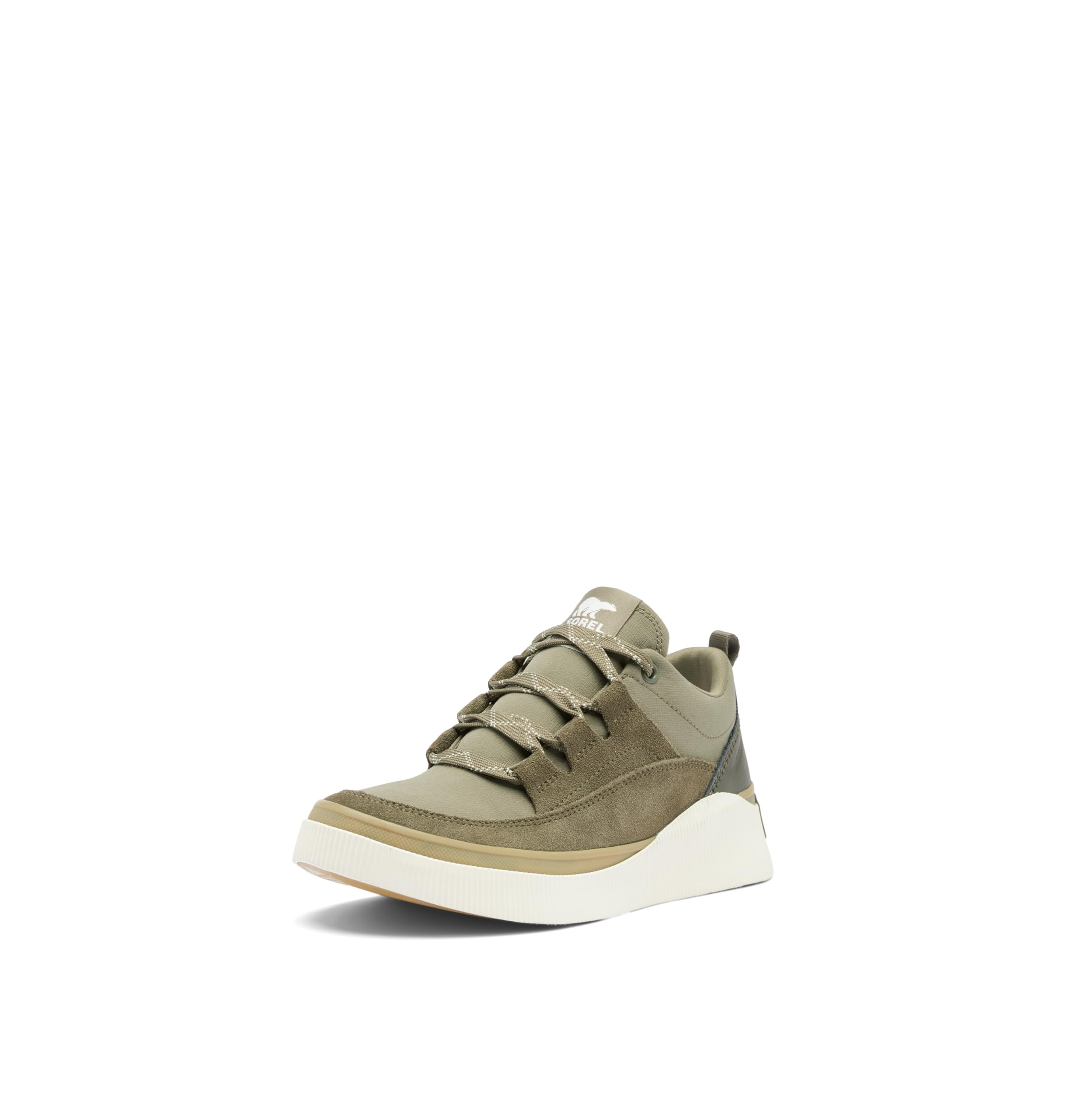Sneaker Sorel Out N About Lv Low Waterproof Para Mujer, Color Verde Piedra - Venta Internacional.