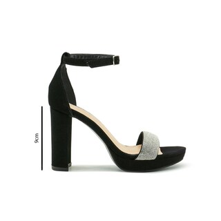Foto 6 | Zapatilla De Graduación Pulsera Elegante Formal Brillos Negro