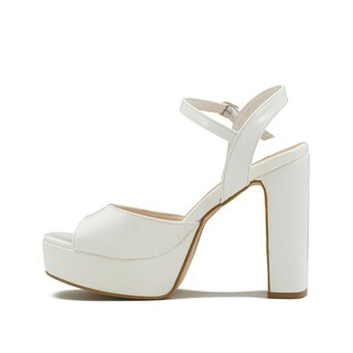 Foto 5 | Zapatilla Para Mujer Graduación Formales Color Charol Late Beige