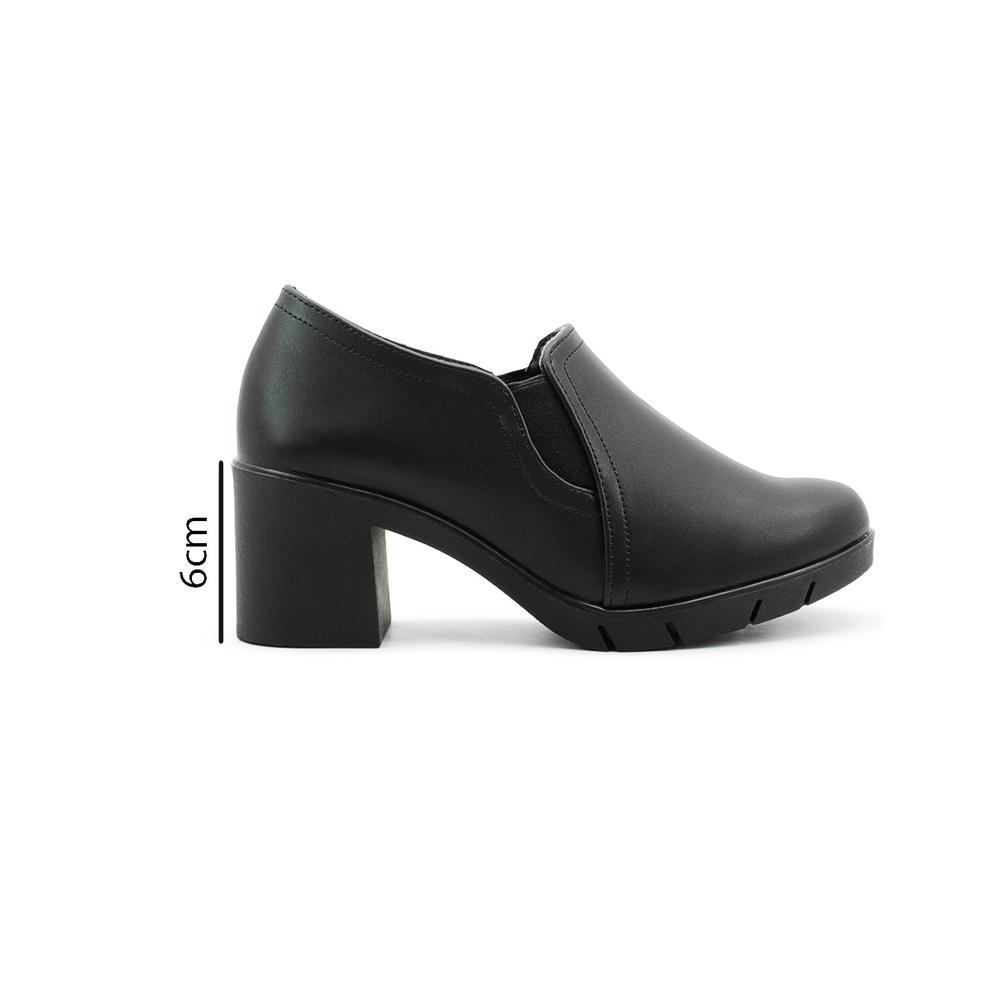 Foto 7 | Zapatilla Para Dama Vestir Casual Graduaciones Color Negro Negro