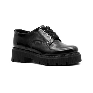 Foto 5 | Zapato Derby Para Mujer Chunky Plataforma Charol Negro Negro