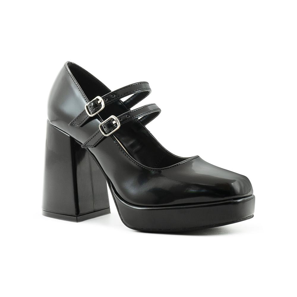 Foto 5 pulgar | Zapatilla Para Dama Graduación Formal Oficina Color Negro Negro