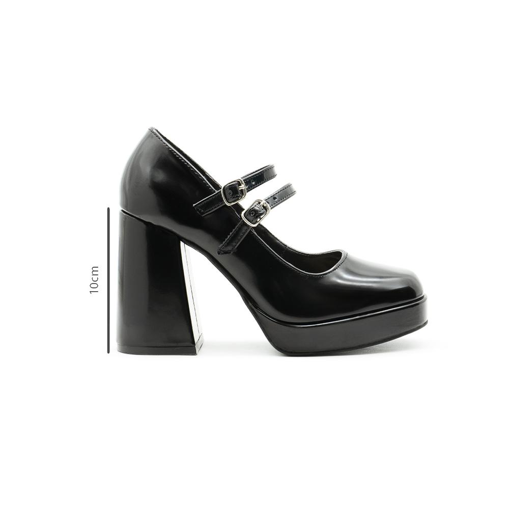 Foto 8 pulgar | Zapatilla Para Dama Graduación Formal Oficina Color Negro Negro