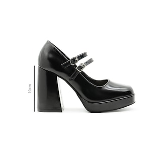 Foto 7 | Zapatilla Para Dama Graduación Formal Oficina Color Negro Negro