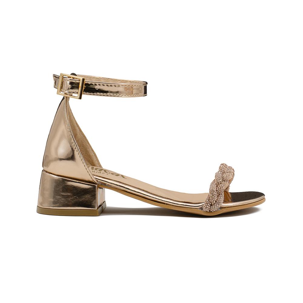 Foto 7 pulgar | Zapatillas Pulsera Para Niña Graduación Elegante Oro Rosado Dorado