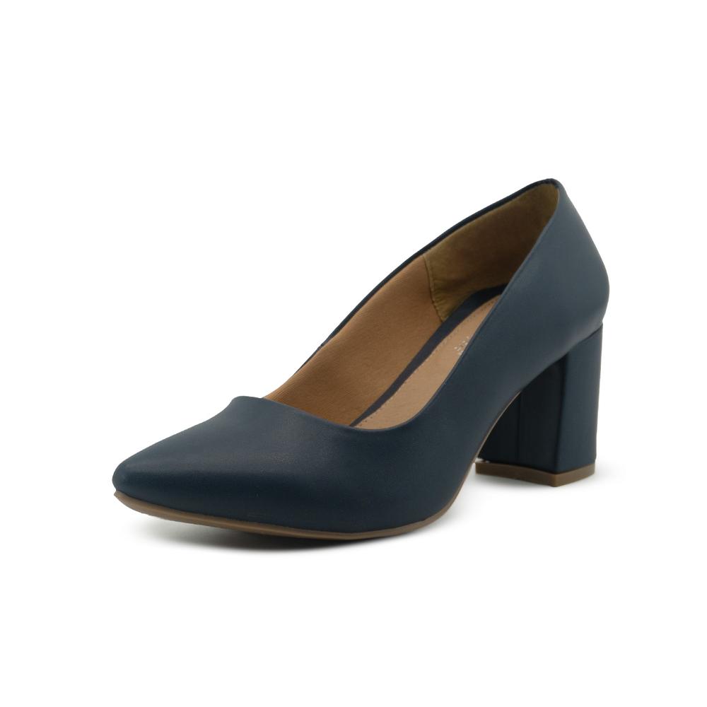 Foto 4 pulgar | Zapatilla Formal Oficina Para Mujer Lady Paulina Color Marino Azul Marino