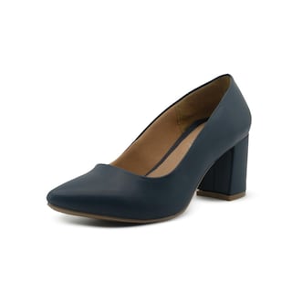 Foto 3 | Zapatilla Formal Oficina Para Mujer Lady Paulina Color Marino Azul Marino