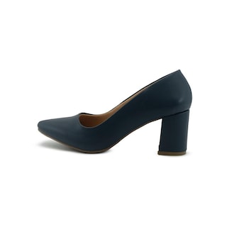 Foto 5 | Zapatilla Formal Oficina Para Mujer Lady Paulina Color Marino Azul Marino