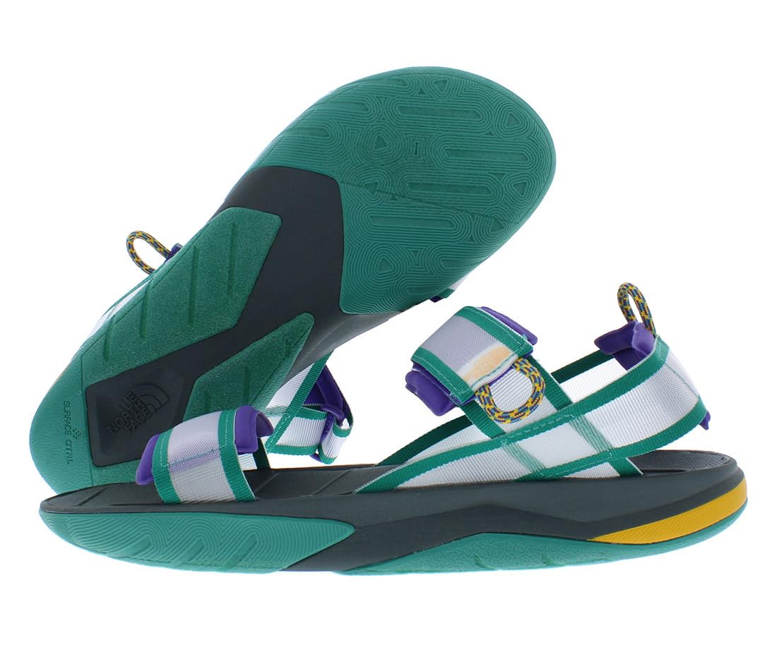 Sandalias The North Face De Porcelana Verde/pico Morado Para Mujer - Venta Internacional.