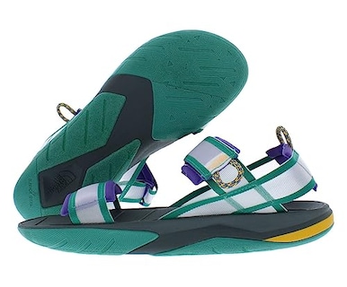Foto 5 | Sandalias The North Face De Porcelana Verde/pico Morado Para Mujer - Venta Internacional.
