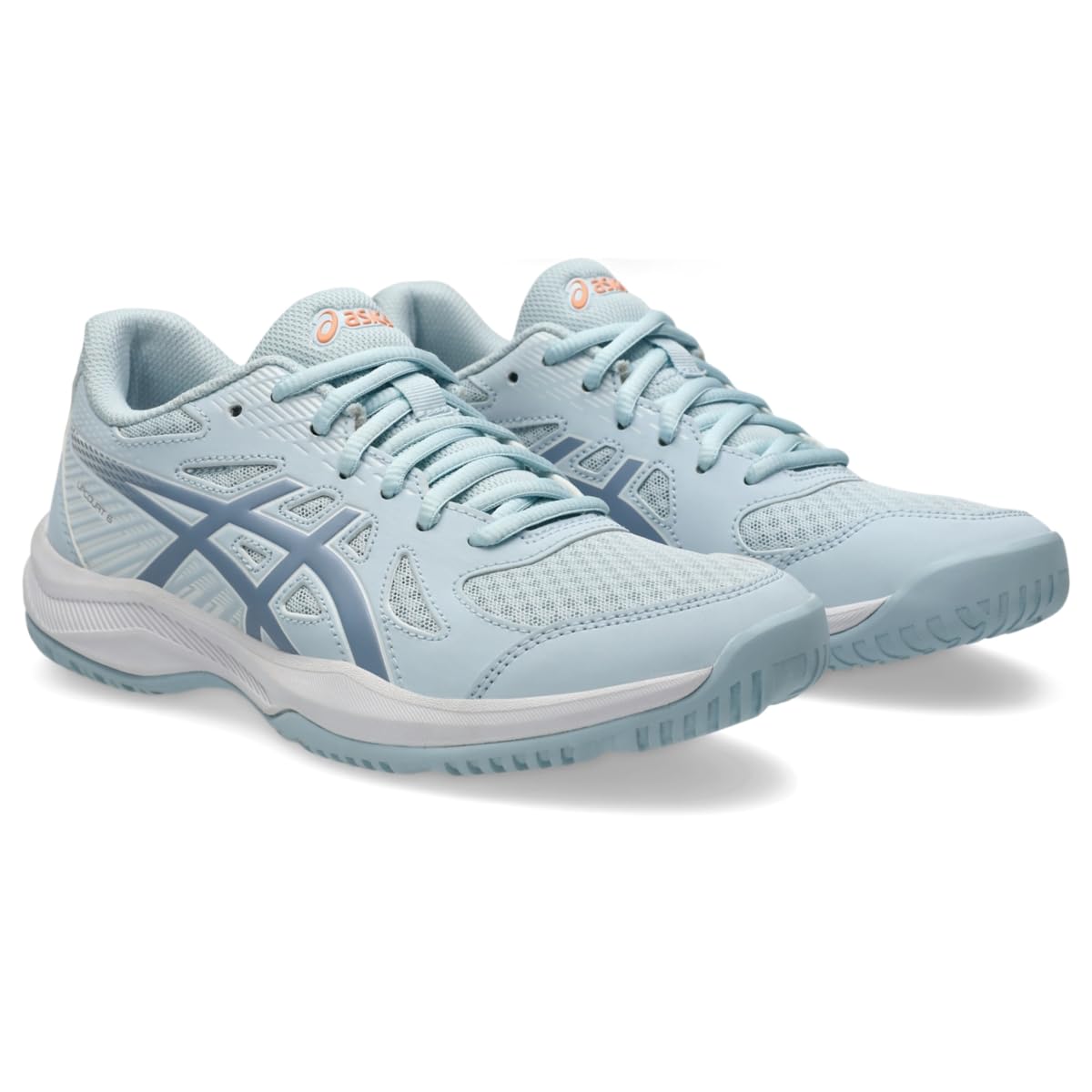 Foto 3 pulgar | Zapatillas De Voleibol Asics Upcourt 6 Para Mujer, Talla 9, Color Gris Frío - Venta Internacional.