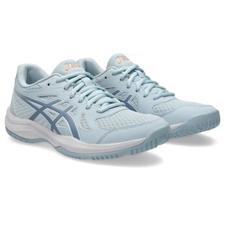 Foto 2 | Zapatillas De Voleibol Asics Upcourt 6 Para Mujer, Talla 9, Color Gris Frío - Venta Internacional.