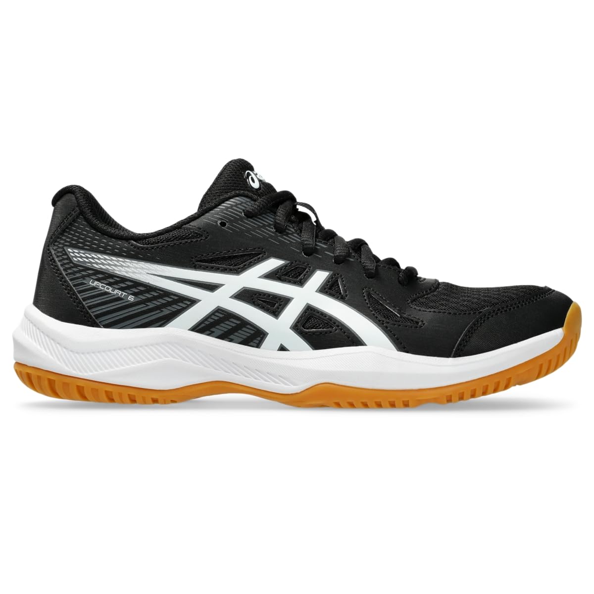 Foto 2 pulgar | Zapatillas De Voleibol Asics Upcourt 6 Para Mujer, Talla 6, Negro/blanco - Venta Internacional.