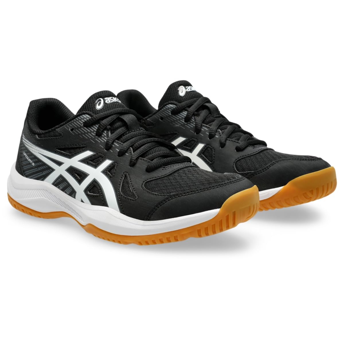 Foto 3 pulgar | Zapatillas De Voleibol Asics Upcourt 6 Para Mujer, Talla 6, Negro/blanco - Venta Internacional.