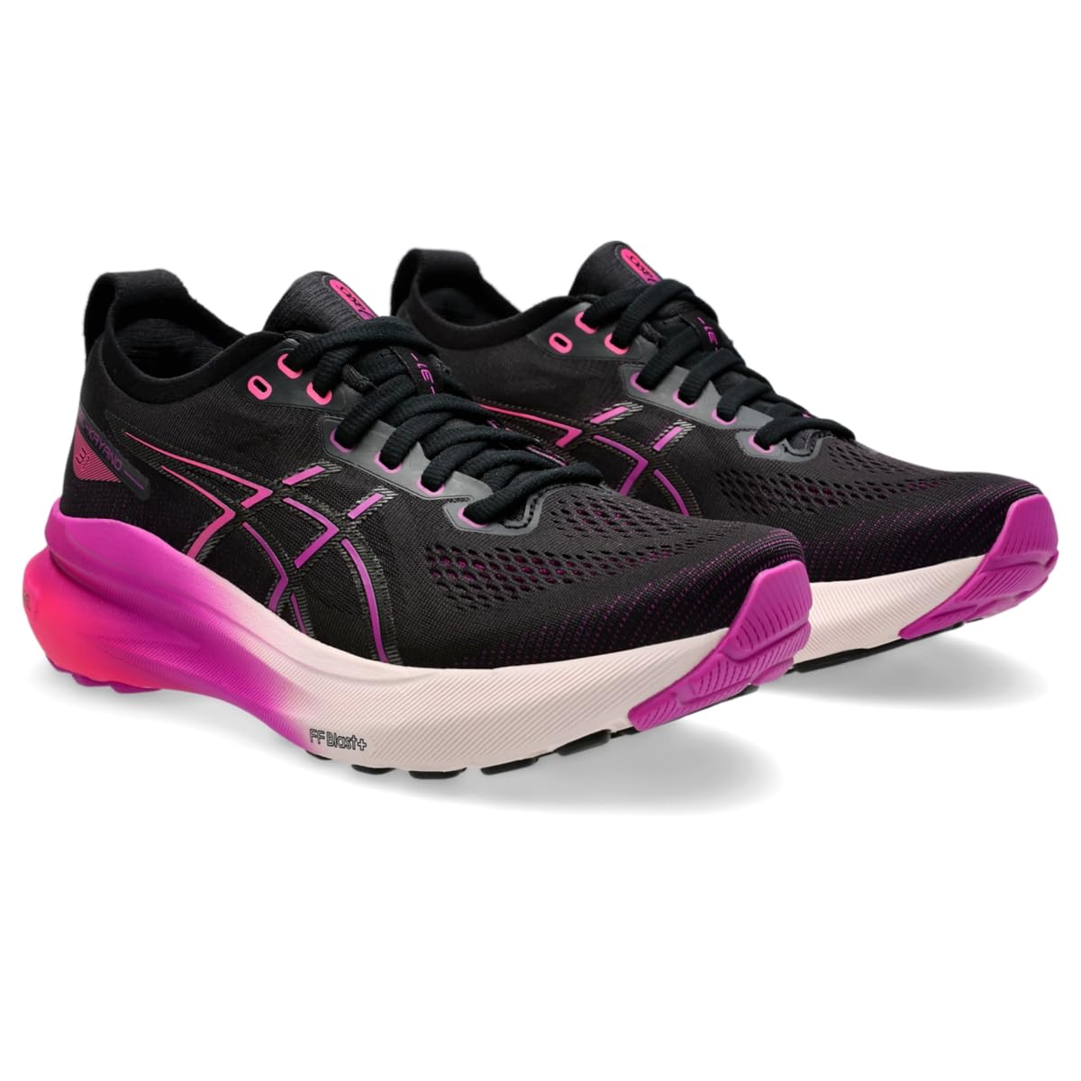 Foto 2 | Zapatillas Para Correr Asics Gel-kayano 31 Para Mujer, Negro/negrita, Magenta - Venta Internacional.