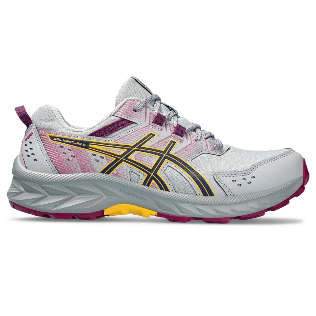 Foto 2 pulgar | Zapatillas Para Correr Asics Gel-venture 9 Para Mujer Piedmont Gris/azul - Venta Internacional.