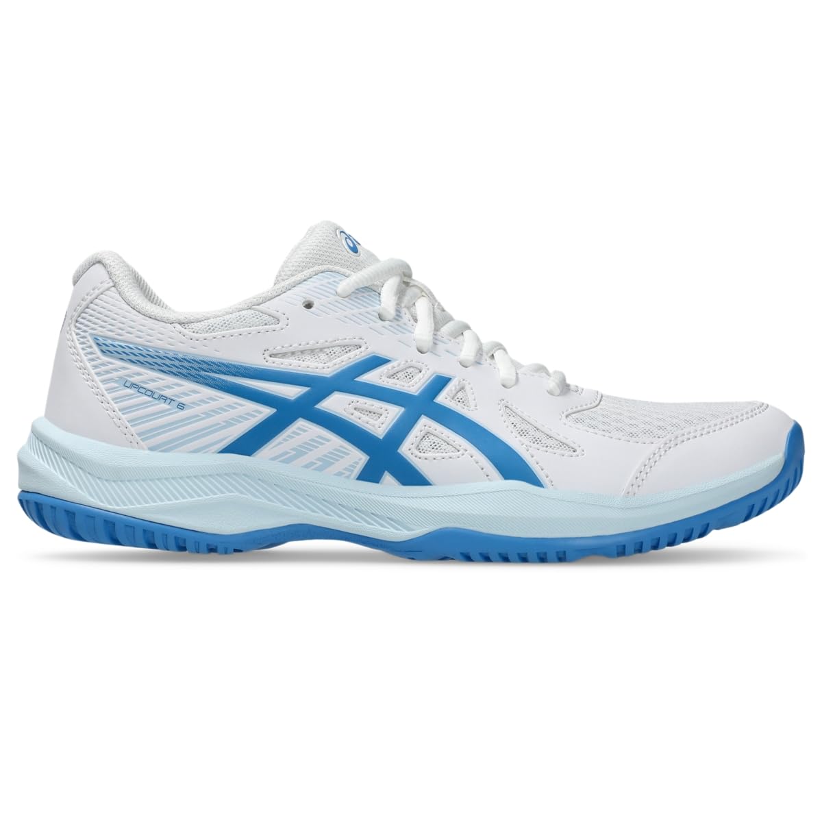 Foto 2 pulgar | Zapatillas De Voleibol Asics Upcourt 6 Mujer White/blue Coast - Venta Internacional.