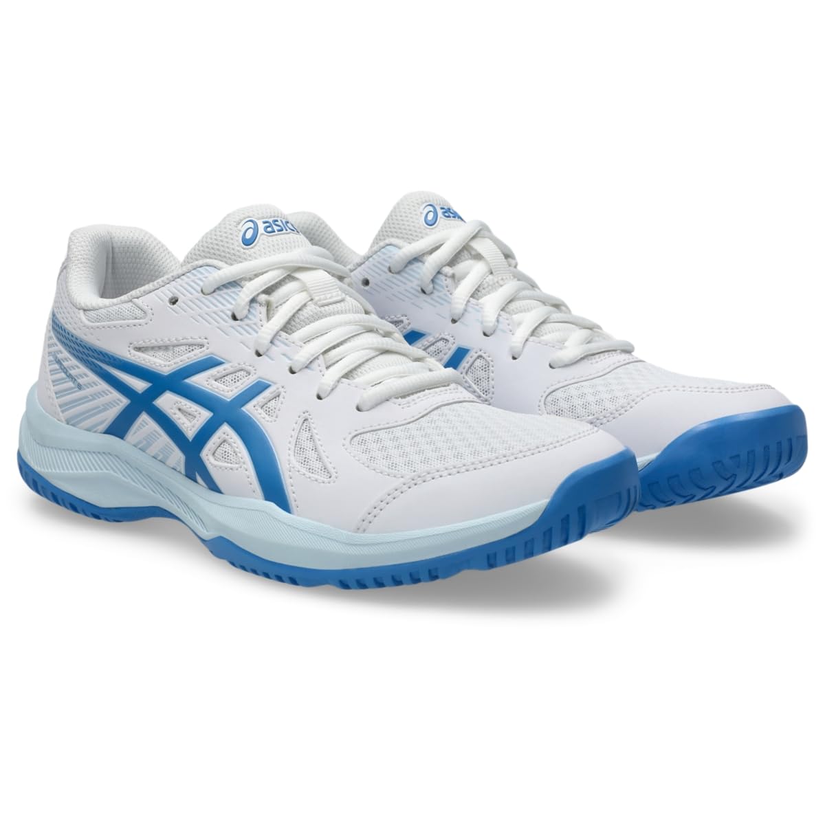 Foto 3 pulgar | Zapatillas De Voleibol Asics Upcourt 6 Mujer White/blue Coast - Venta Internacional.