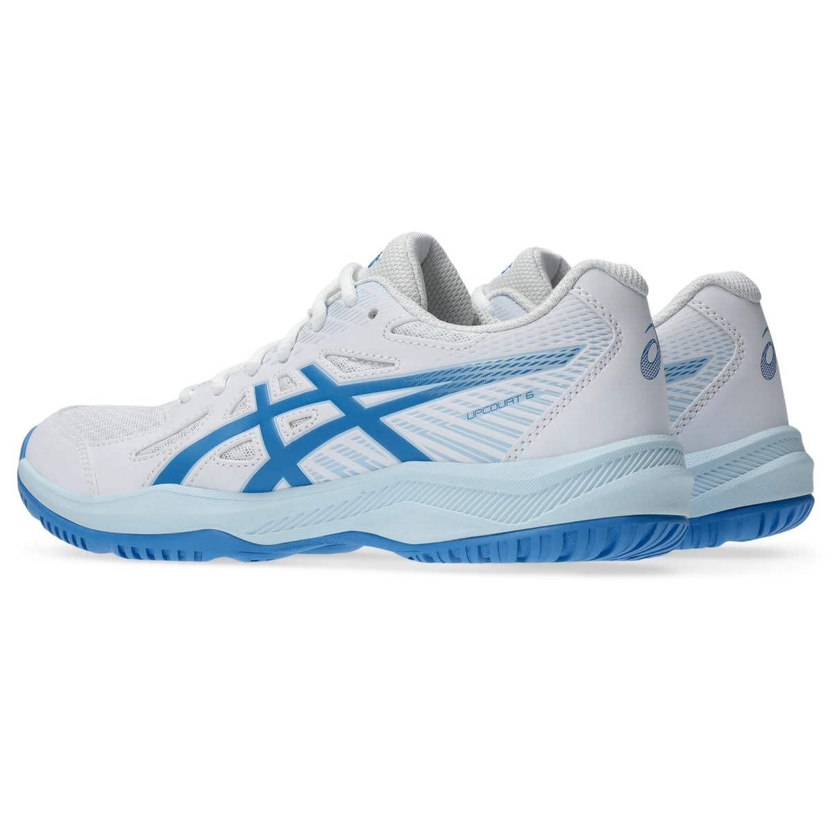 Foto 4 pulgar | Zapatillas De Voleibol Asics Upcourt 6 Mujer White/blue Coast - Venta Internacional.