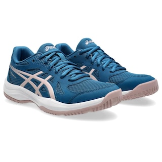 Foto 2 | Zapatillas De Voleibol Asics Upcourt 6 Para Mujer, Talla 8.5, Azul Marino Intenso - Venta Internacional.