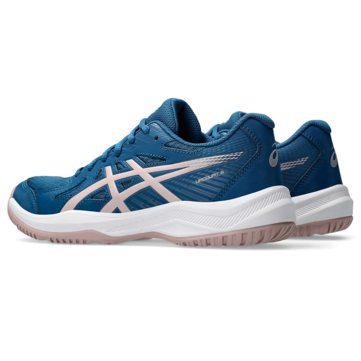 Foto 4 pulgar | Zapatillas De Voleibol Asics Upcourt 6 Para Mujer, Talla 8.5, Azul Marino Intenso - Venta Internacional.
