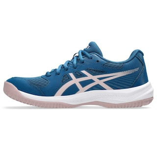 Foto 4 | Zapatillas De Voleibol Asics Upcourt 6 Para Mujer, Talla 8.5, Azul Marino Intenso - Venta Internacional.