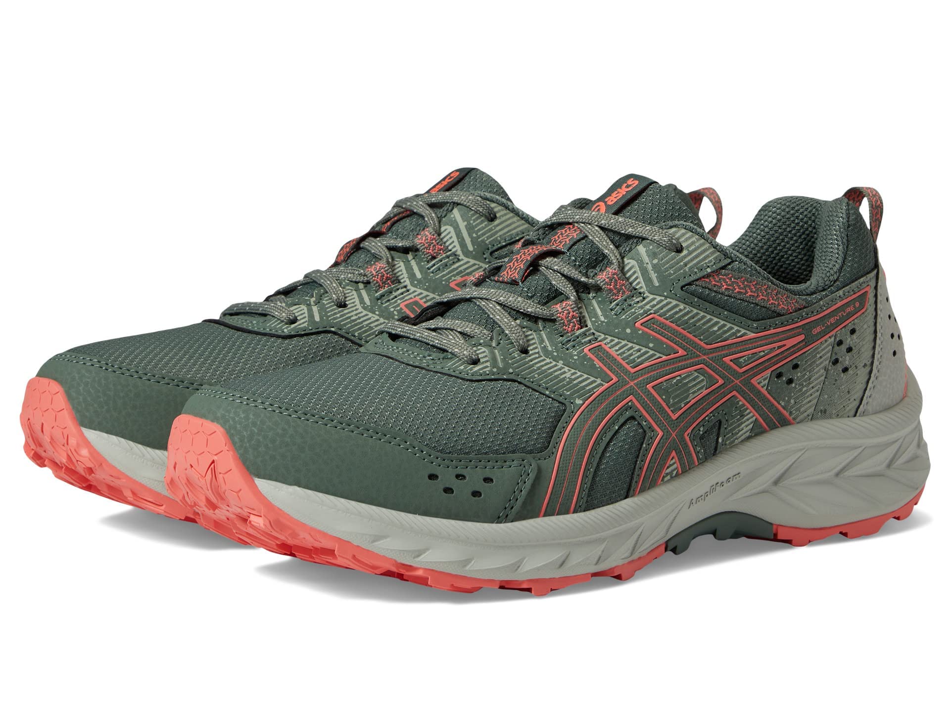 Foto 2 pulgar | Zapatillas Para Correr Asics Gel-venture 9 Para Mujer, Talla 5.5 Ivy/papaya - Venta Internacional.