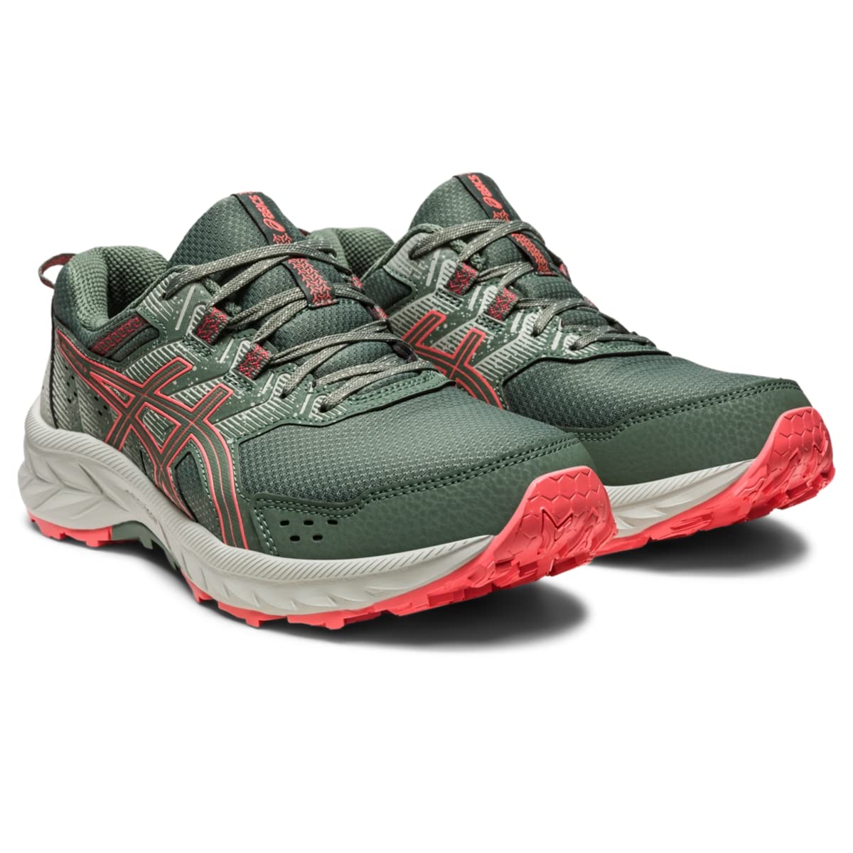 Foto 4 pulgar | Zapatillas Para Correr Asics Gel-venture 9 Para Mujer, Talla 5.5 Ivy/papaya - Venta Internacional.