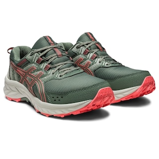 Foto 3 | Zapatillas Para Correr Asics Gel-venture 9 Para Mujer, Talla 5.5 Ivy/papaya - Venta Internacional.