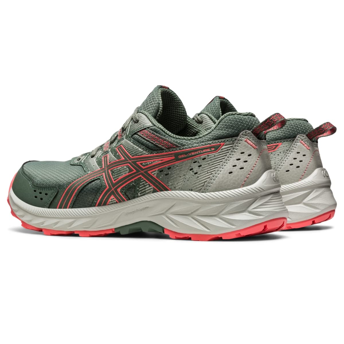 Foto 5 pulgar | Zapatillas Para Correr Asics Gel-venture 9 Para Mujer, Talla 5.5 Ivy/papaya - Venta Internacional.