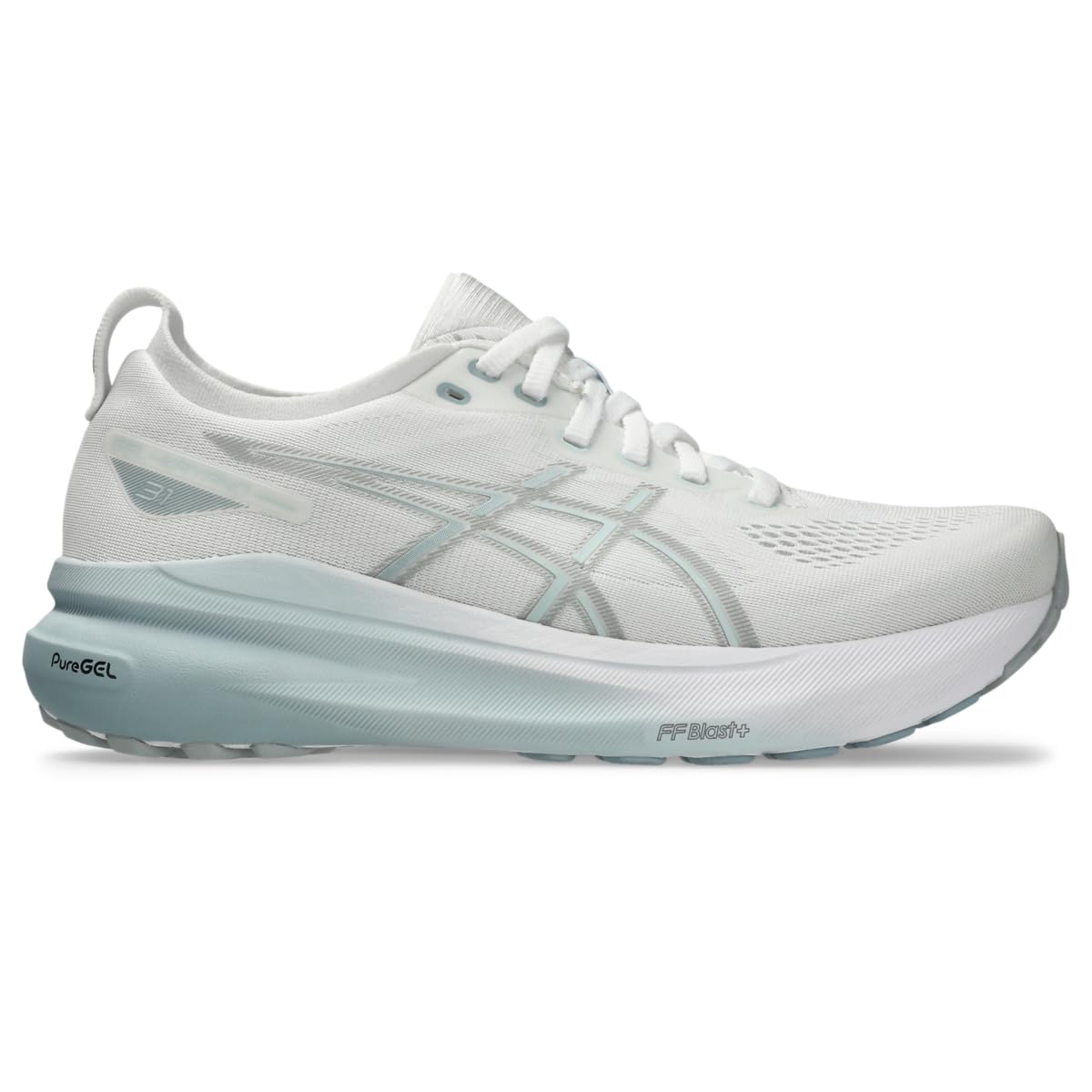 Zapatillas Para Correr Asics Gel-kayano 31 Para Mujer, Blanco/gris Delfín - Venta Internacional.