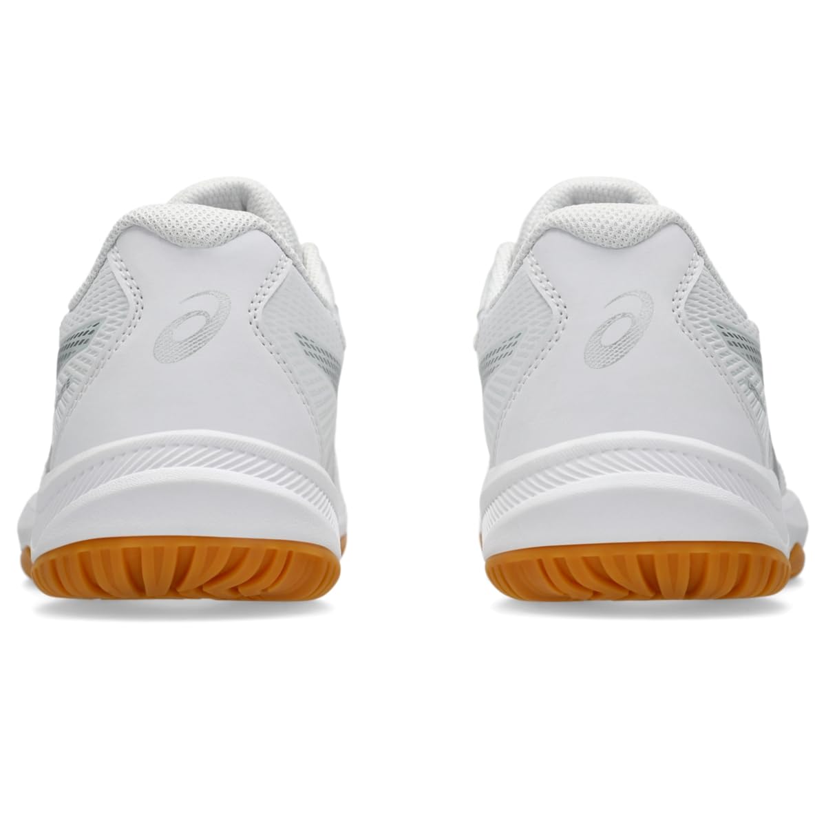 Foto 5 | Zapatillas De Voleibol Asics Upcourt 6 Para Mujer, Talla 7, Blanco/plateado - Venta Internacional.