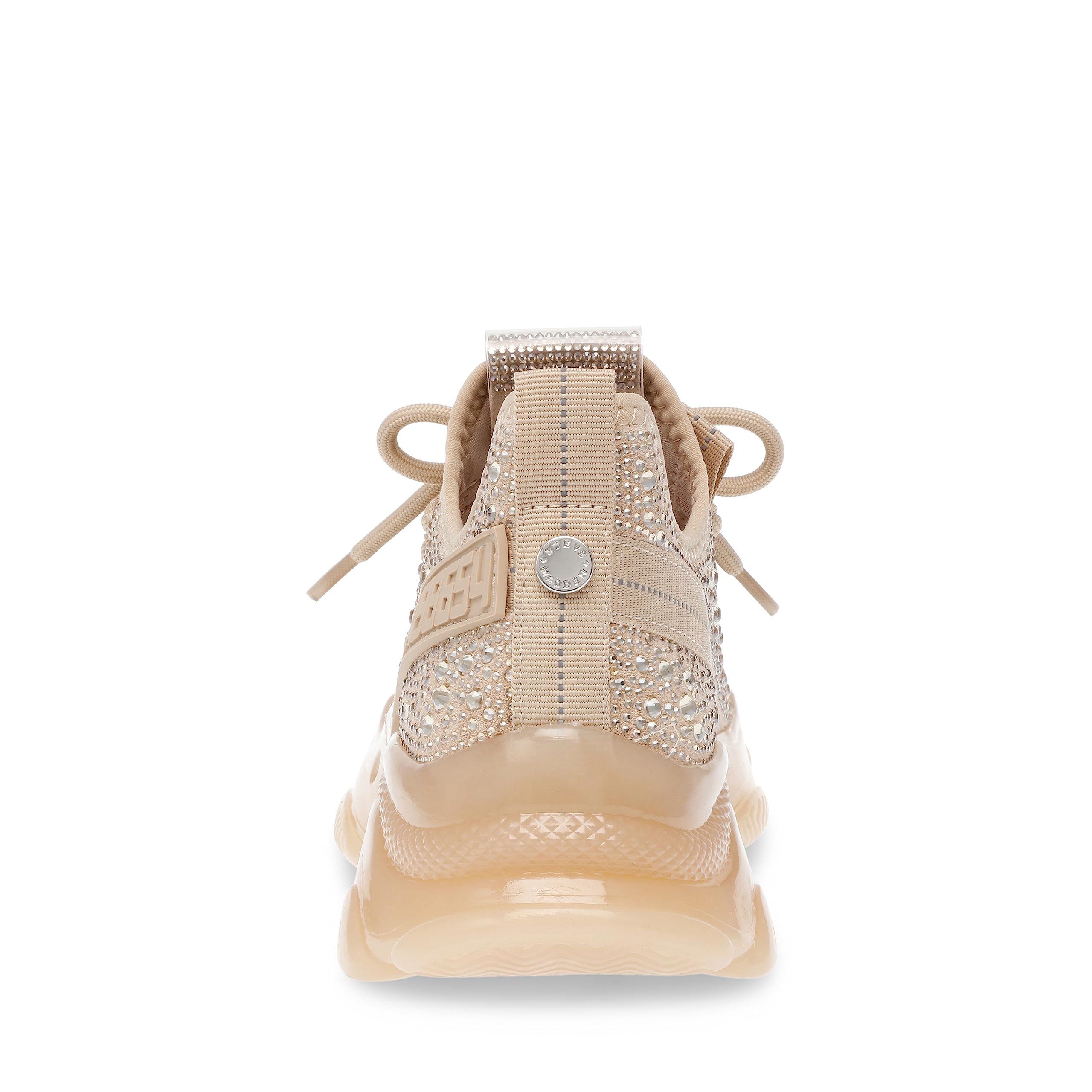 Foto 4 pulgar | Zapatilla Steve Madden Maxima Blush Con Múltiples Diamantes De Imitación Para Mujer - Venta Internacional.