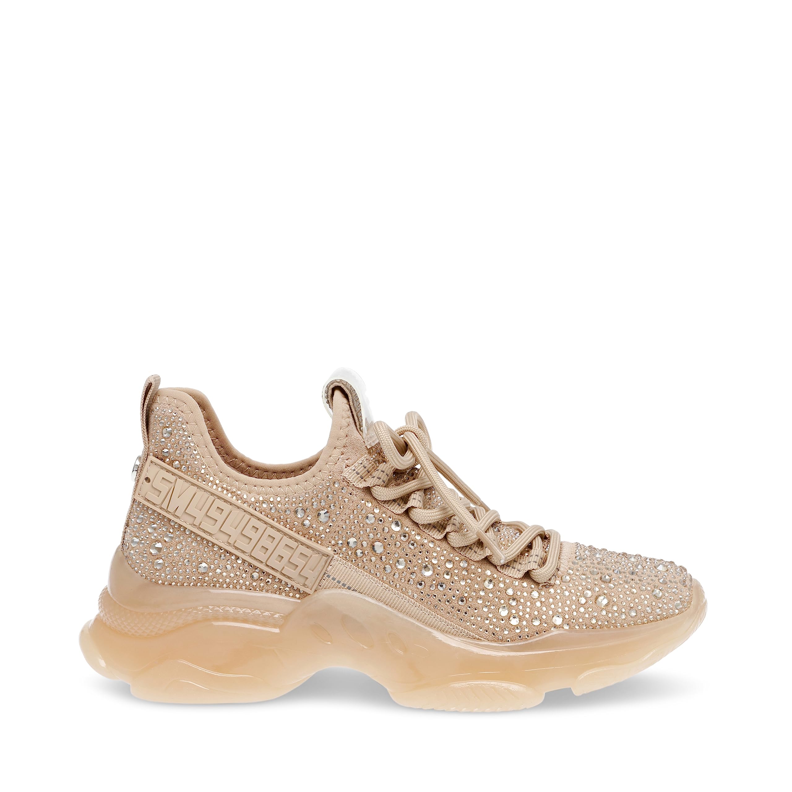 Foto 6 | Zapatilla Steve Madden Maxima Blush Con Múltiples Diamantes De Imitación Para Mujer - Venta Internacional.