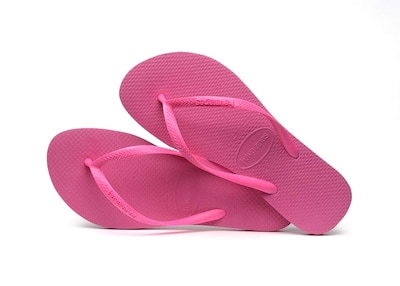 Foto 4 | Sandalias Flip Flop Havaianas Slim Flax Pink Para Mujer - Venta Internacional.