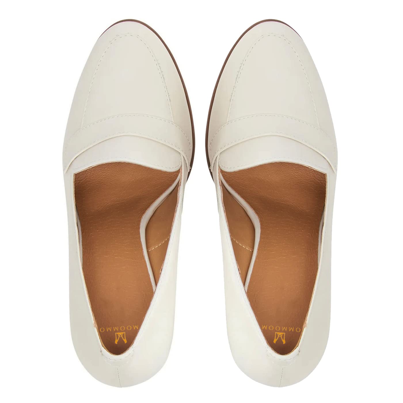 Foto 4 pulgar | Zapatos Moommo Para Mujer, Piel De Serpiente Blanca, Tacón De 9 Cm, Piel De Gamuza - Venta Internacional.