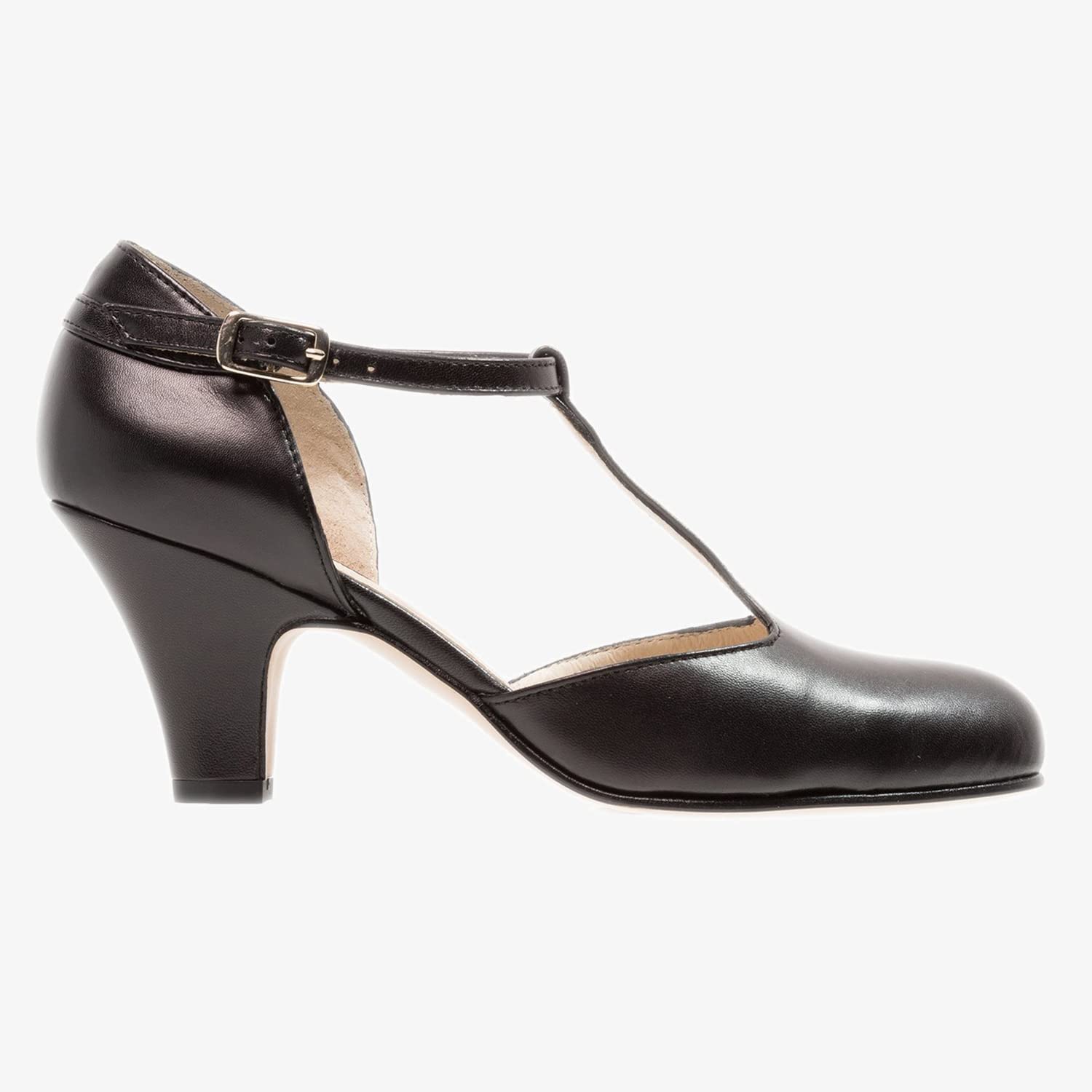 Foto 5 pulgar | Zapatos Moommo De Vestir Negros Para Mujer, Tacón Bajo De Gatito, 5 Cm - Venta Internacional.