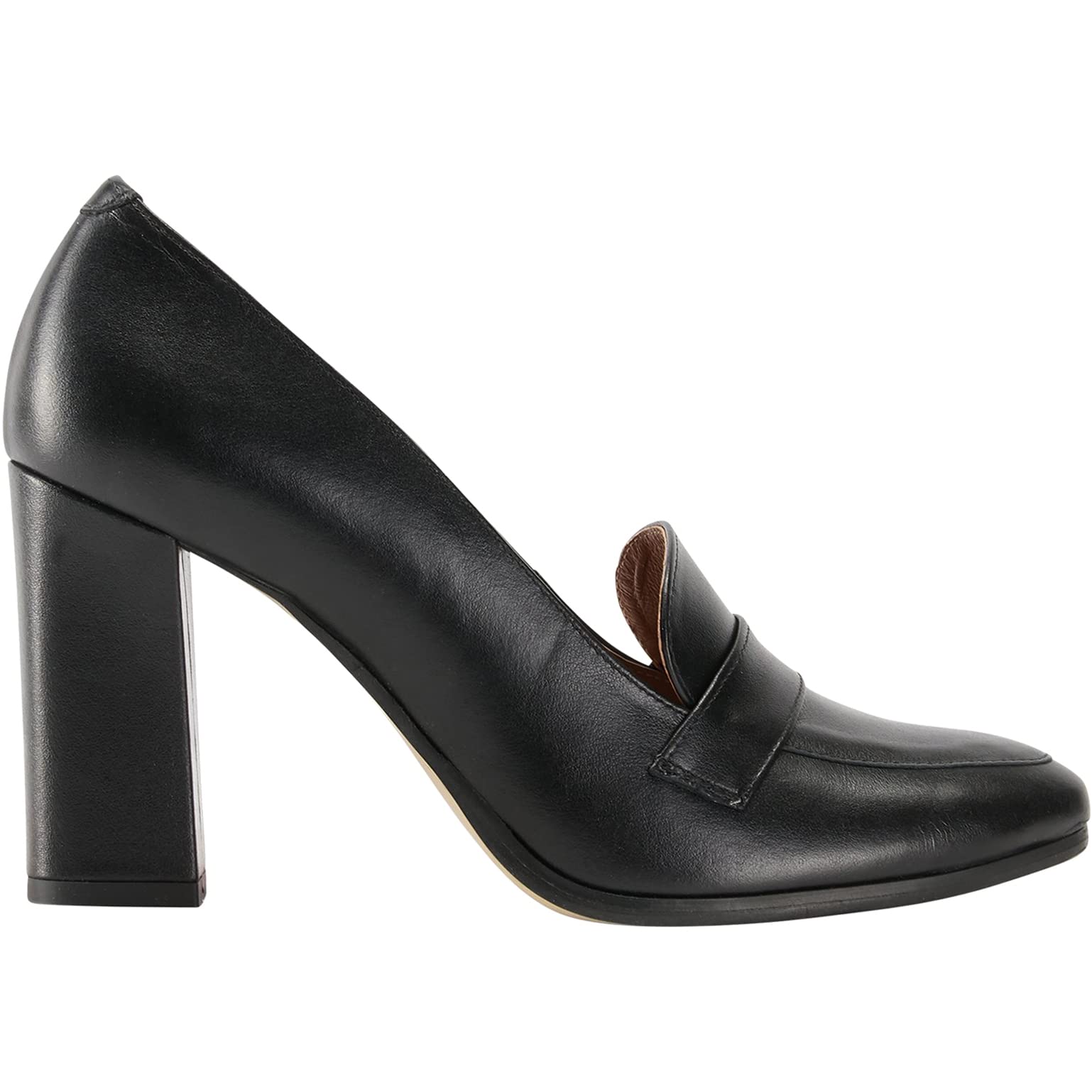 Foto 2 pulgar | Zapatos Moommo Para Mujer, Tacones Gruesos, Negros, Talla 9.5 - Venta Internacional.