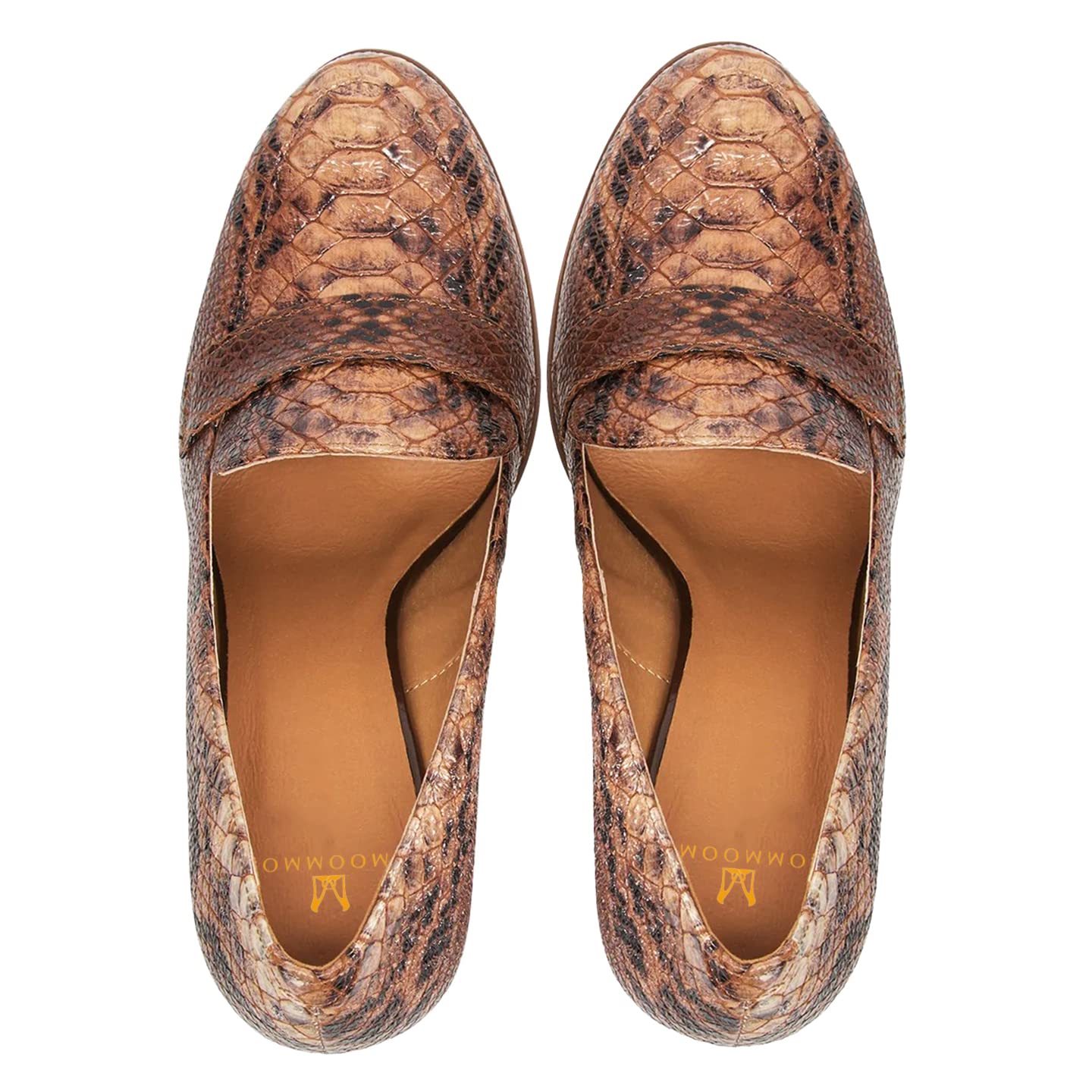 Foto 3 | Zapatos Moommo Para Mujer, Tacón Ancho, Punta Redonda, 9 Cm - Venta Internacional.