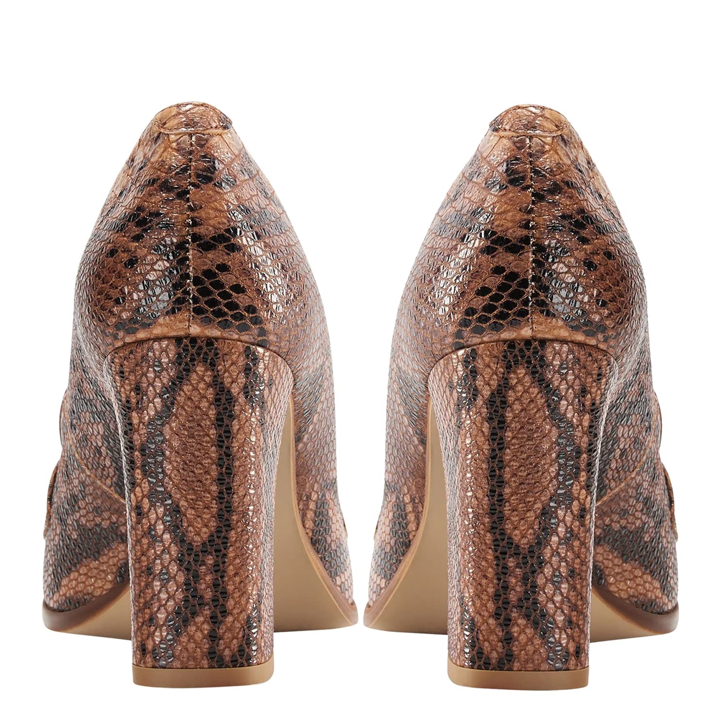 Foto 5 pulgar | Zapatos Moommo Para Mujer, Tacón Ancho, Punta Redonda, 9 Cm - Venta Internacional.