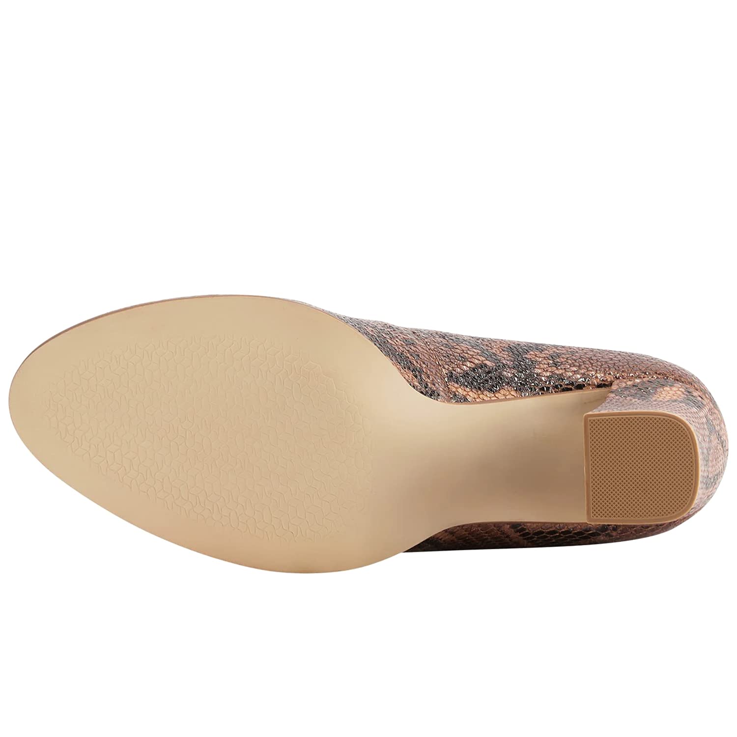 Foto 6 pulgar | Zapatos Moommo Para Mujer, Tacón Ancho, Punta Redonda, 9 Cm - Venta Internacional.