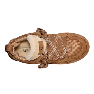 Foto 5 | Zapatilla Ugg Lowmel Para Mujer De Gamuza Castaña Con Forro De Lana, Talla 6 - Venta Internacional.