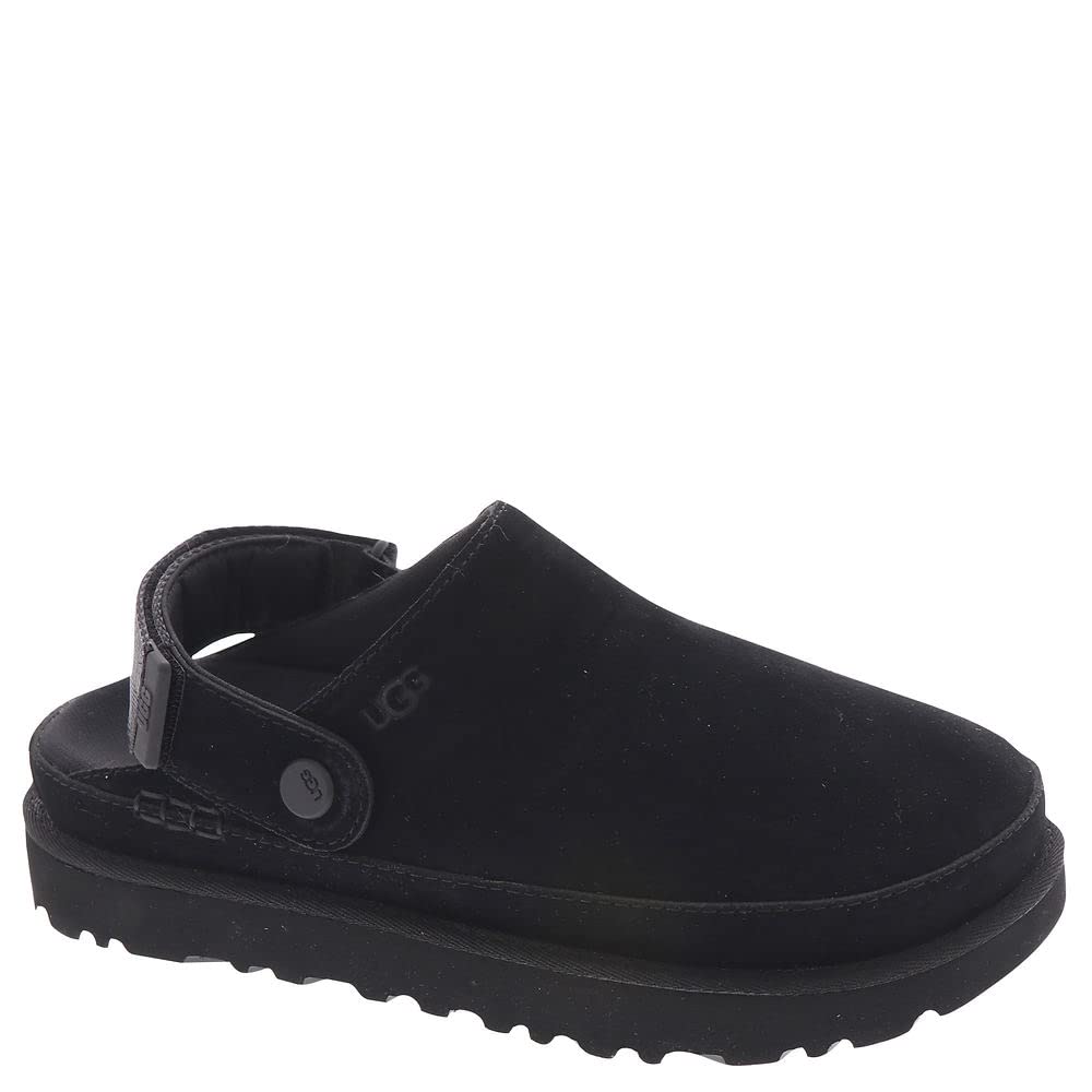 Foto 2 pulgar | Zueco Ugg Goldenstar Para Mujer, De Gamuza Negra, Con Plantilla De Eva, Talla 6 - Venta Internacional.