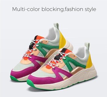 Foto 2 | Zapatillas Lucky Step Fashion Cusual Para Mujer Con Plataforma Leopard - Venta Internacional.