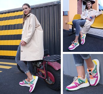 Foto 7 | Zapatillas Lucky Step Fashion Cusual Para Mujer Con Plataforma Leopard - Venta Internacional.